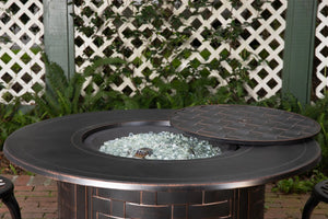 Perissa Woven Aluminum LPG Fire Pit