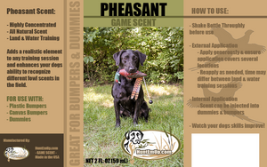 HuntEmUp Ultimate Pheasant Dog Training Scent - Pheasant Scent for Dog Training