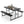 Picnic Table Bench Set for 2-4 People Outdoor Rectangular Camping Dining Table
