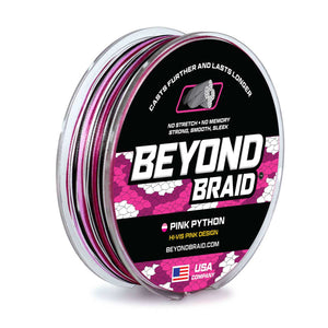 Pink Python Hi-Vis Braid - TRAPSKI
