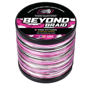 Pink Python Hi-Vis Braid - TRAPSKI