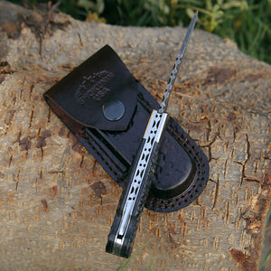 Guardian Pocket Knife with Pakkawood Handle