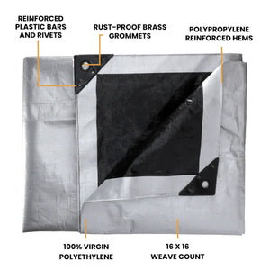 20’ x 30’ Super Heavy Duty Poly Tarp