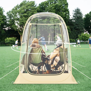 Instant Pop up Sports Tent with Carrying Bag and Floor Mat for 1-2/5-6 People