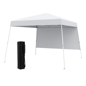 8 X 8 Feet Pop up Canopy Tent with 1 Sidewall and Portable Backpack