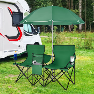 Portable Folding Picnic Double Chair