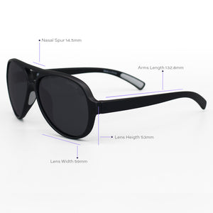 Poseidon Black  – Tangle-Free Floating Aviators