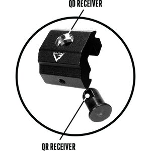 QD/QR Receivers- rail mount adapter (2 in 1) - TRAPSKI