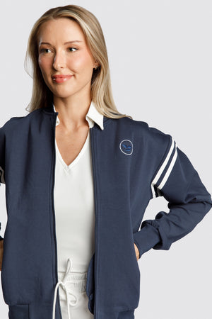 Farrah Retro Bomber Jacket