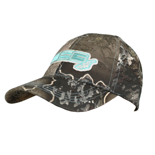 Distressed Camo Baseball Cap