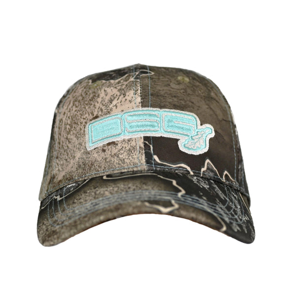 Distressed Camo Baseball Cap