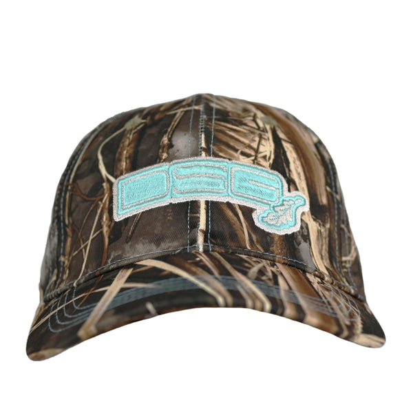 Distressed Camo Baseball Cap