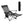 Reclining Camping Chair with Removable Footrest and Adjustable Backrest