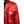 Red Leather Jacket with Strap Pockets