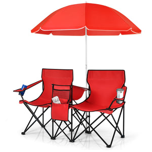 Portable Folding Picnic Double Chair