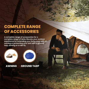 USED - 20' Regatta Bell Tent - Desert Red