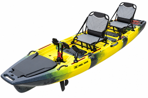13.8ft  Rocket Propeller Drive Tandem & Solo Modular Fishing Kayak | Propeller Drive | 550lbs Capacity | 3 Piece