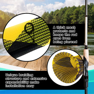 Reaction Tackle Fishing Rod Cover / Rod Sleeve / Rod Sock (2-Pack)