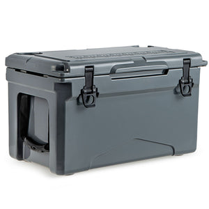 Rotomolded Cooler with Integrated Cup Holders and Bottle Opener