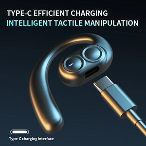 Wireless Bluetooth Headphones Full Open Headset Air Conduction Ear Hook Earphones Handsfree Noise Canceling Audifonos Sports