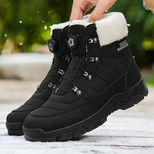 Mens Winter Snow Boots – Warm Durable Outdoor Shoes