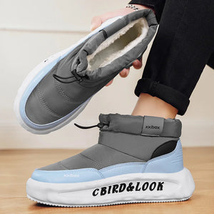 Mens Winter Velvet Ankle Boots – Warm Stylish Winter Shoes