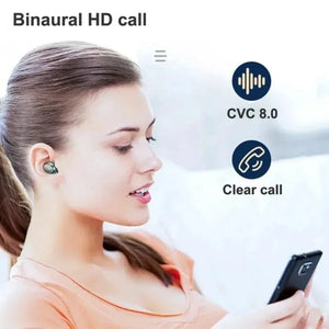 F9-5C True Wireless Bluetooth Headset Binaural Small In Ear Buds Sports Stereo Bass TWS Earbuds Newest Sports Earbuds for phones