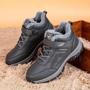 Mens Waterproof Winter Snow Boots – Warm Durable Outdoor Shoes