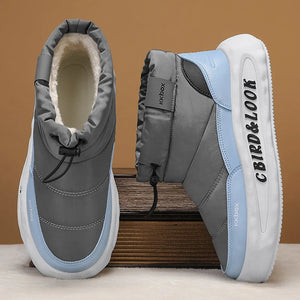 Mens Winter Velvet Ankle Boots – Warm Stylish Winter Shoes