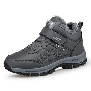 Mens Waterproof Winter Snow Boots – Warm Durable Outdoor Shoes