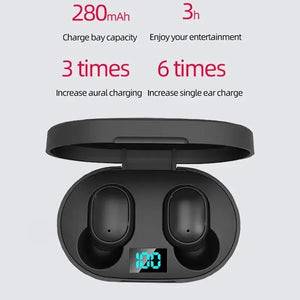 E6S TWS Bluetooth Earphones Wireless bluetooth headset Noise Cancelling Headsets With Microphone Headphones For Xiaomi Samsung