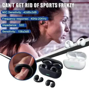 New Original T75 Bone Conduction Wireless Bluetooth Headphones Sports Earphones HiFi Sound Quality Waterproof TWS Headset