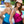 Women's Track Stripe Tankini Top