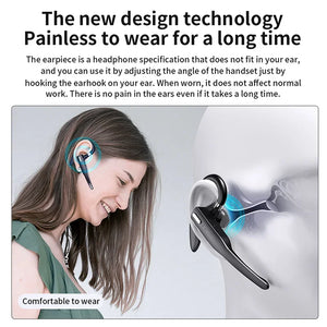 Wireless Bluetooth Headphones With Microphon Earphone ENC Noise Cancelling Handsfree Talking Headset Driving Auriculares Busines
