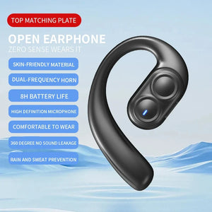Wireless Bluetooth Headphones Full Open Headset Air Conduction Ear Hook Earphones Handsfree Noise Canceling Audifonos Sports