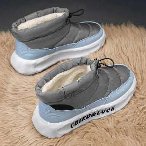 Mens Winter Velvet Ankle Boots – Warm Stylish Winter Shoes