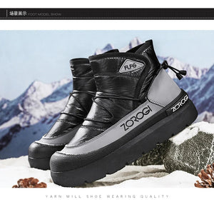 Mens Winter Ankle Boots – Warm Durable Outdoor Shoes