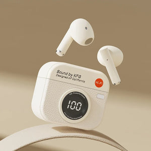 Q86 TWS Wireless Earphone Bluetooth Headphones Sport Stereo Fone Bluetooth Earbuds for Xiaomi Huawei iPhone Retro Camera Style