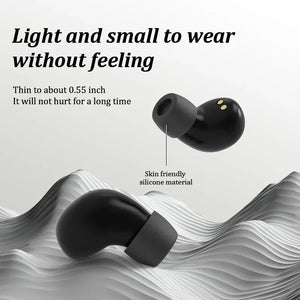 Mini Sleep Wireless Bluetooth Headphones TWS Headsets With Mic Stereo Sport In-ear EarphoneLong Standby HD Call Earbuds Game