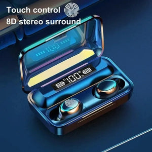 F9-5C True Wireless Bluetooth Headset Binaural Small In Ear Buds Sports Stereo Bass TWS Earbuds Newest Sports Earbuds for phones