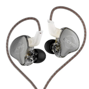 KZ EDC Pro Wire Earphone Large Dynamic Drivers Monitor Bass In-ear Headphone Cancelling Headset with Detachable Audio Cable
