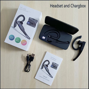 Wireless Bluetooth Headphones With Microphon Earphone ENC Noise Cancelling Handsfree Talking Headset Busines Auriculares Driving