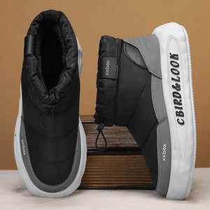 Mens Winter Velvet Ankle Boots – Warm Stylish Winter Shoes