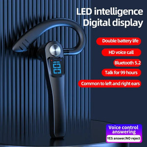 Wireless Headphones With Microphone Bluetooth Earphones ENC Noise Cancelling Hands-free Headset Busines Auriculares Driving