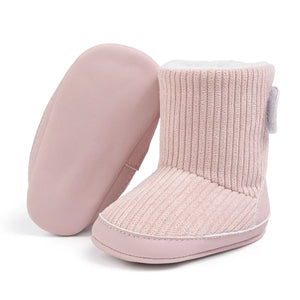 Newborn Baby Winter Boots – Soft Corduroy Booties