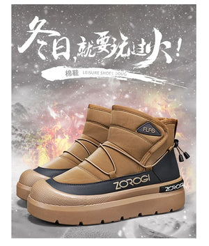 Mens Winter Ankle Boots – Warm Durable Outdoor Shoes