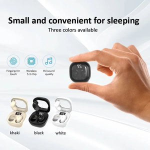 Mini Sleep Wireless Bluetooth Headphones TWS Headsets With Mic Stereo Sport In-ear EarphoneLong Standby HD Call Earbuds Game