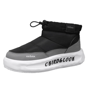Mens Winter Velvet Ankle Boots – Warm Stylish Winter Shoes