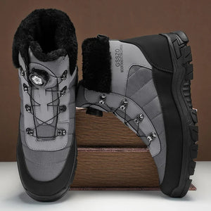Mens Winter Snow Boots – Warm Durable Outdoor Shoes