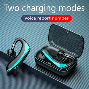 Wireless Bluetooth Headphones With Microphon Earphone ENC Noise Cancelling Handsfree Talking Headset Busines Auriculares Driving